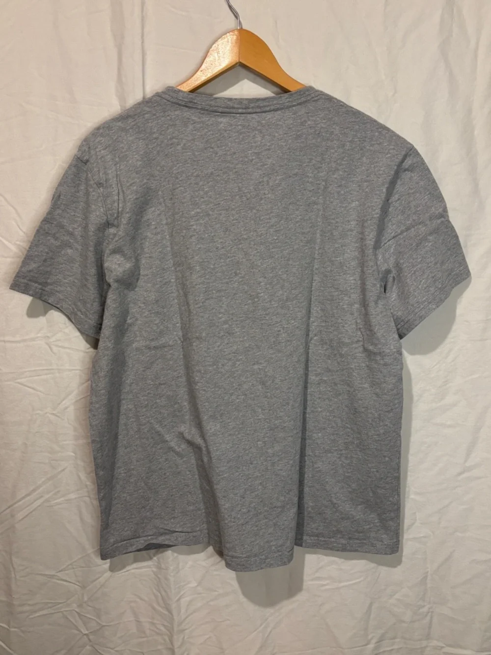 🔥3 for $25 Lucky Brand Boxy Fit Graphic Tee Grey Oversized T-Shirt - Picture 5 of 5